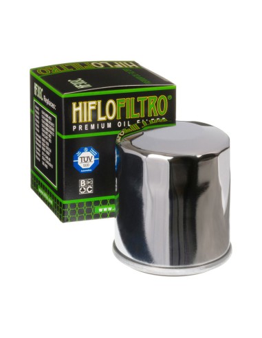 HIFLO FILTR OLEJU HF 303 CHROM HONDA/ KAWASAKI/ YAMAHA (50)