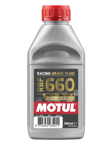 MOTUL PŁYN HAMULCOWY RACING RBF 660 FACTORY LINE 0,5L (SYNTETYCZNY)