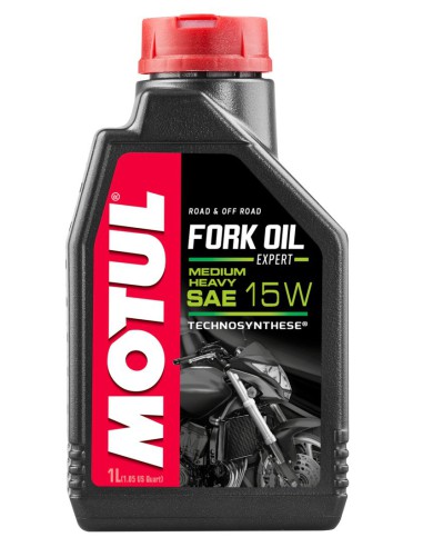 MOTUL OLEJ DO TELESKOPÓW / AMORTYZATORÓW / ZAWIESZENIA FORK OIL MEDIUM/HEAVY 'EXPERT' 15W 1L