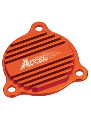 ACCEL POKRYWA POMPY OLEJU KTM EXC 350/400/450/500/530 '08-'12, SXF350 '11-'12 KOLOR POMARAŃCZOWY - PROMOCJA