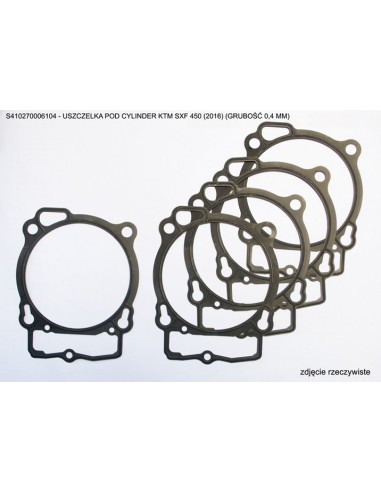 ATHENA USZCZELKA POD CYLINDER KTM EXCF 450 '17-'21, SXF 450 '17-'21 (GRUBOŚĆ 0,4 MM)