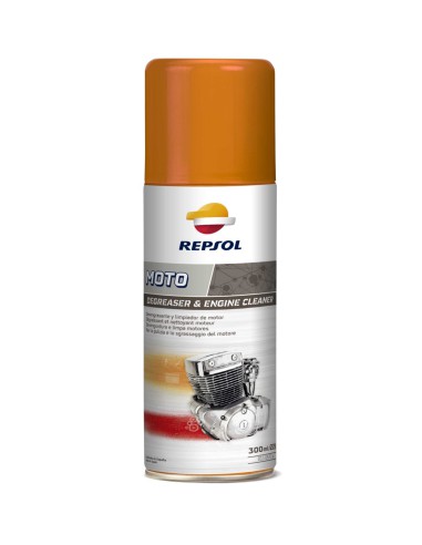 REPSOL ŚRODEK CZYSZCZĄCY DO SILNIKA MOTO DEGREASER AND ENGINE CLEANER 300ML (12)