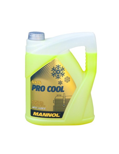 MANNOL PŁYN DO CHŁODNIC PRO COOL 5L MOTOCYKLOWY (-40ST.C/+135ST.C) GOTOWY DO UŻYCIA (240)