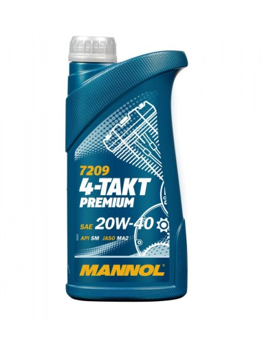 MANNOL OLEJ SILNIKOWY 4T PREMIUM 20W40 1L MA2 (7209) (20)