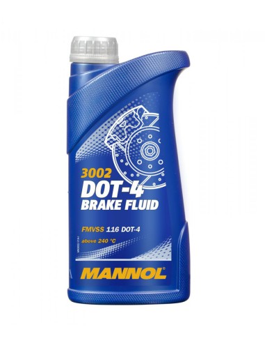 MANNOL BRAKE FLUID DOT-4 1L - PŁYN HAMULCOWY (3002)