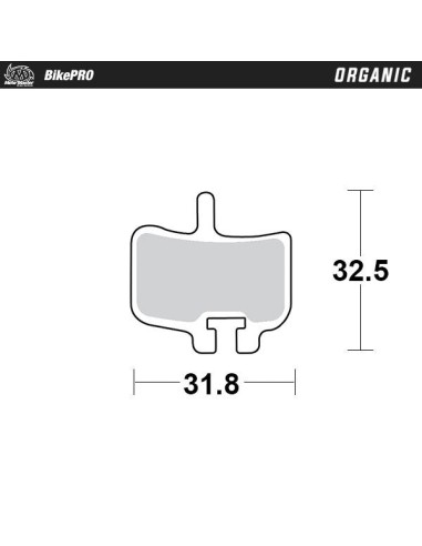 MOTO-MASTER WYPRZEDAŻ BIKE PRO KLOCKI HAMULCOWE ROWEROWE ORGANICZNE PASUJE DO PROMAX IMPERIAL DX04, HAYES HFX-MAG, HFX-9,MX-1