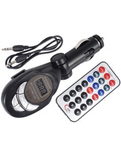 Transmiter FM LCD MP3, slot SD/MMC
