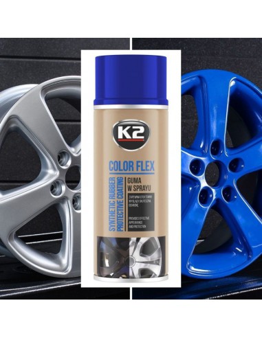 K2 Color Flex Płynna guma w spayu   Niebieski