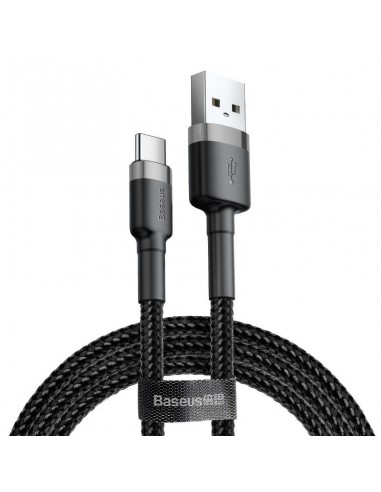 Kabel USB do USB-C Baseus 2A 300 cm szaro-czarny