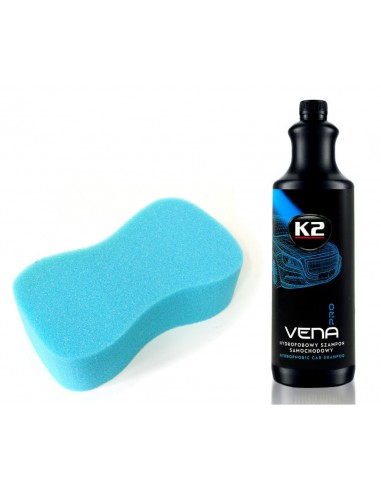 K2 VENA PRO 1L Hydrofobowy szampon + gąbka