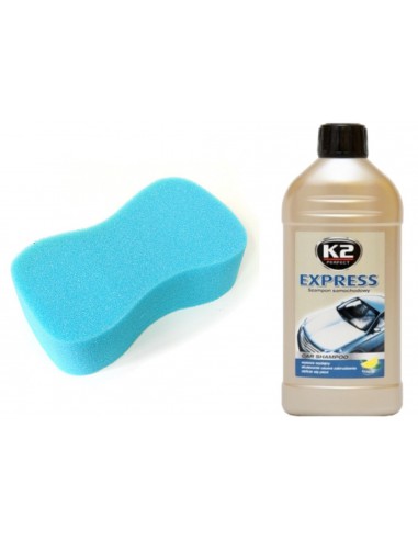 K2 EXPRESS 500 ml Szampon samochodowy + gąbka