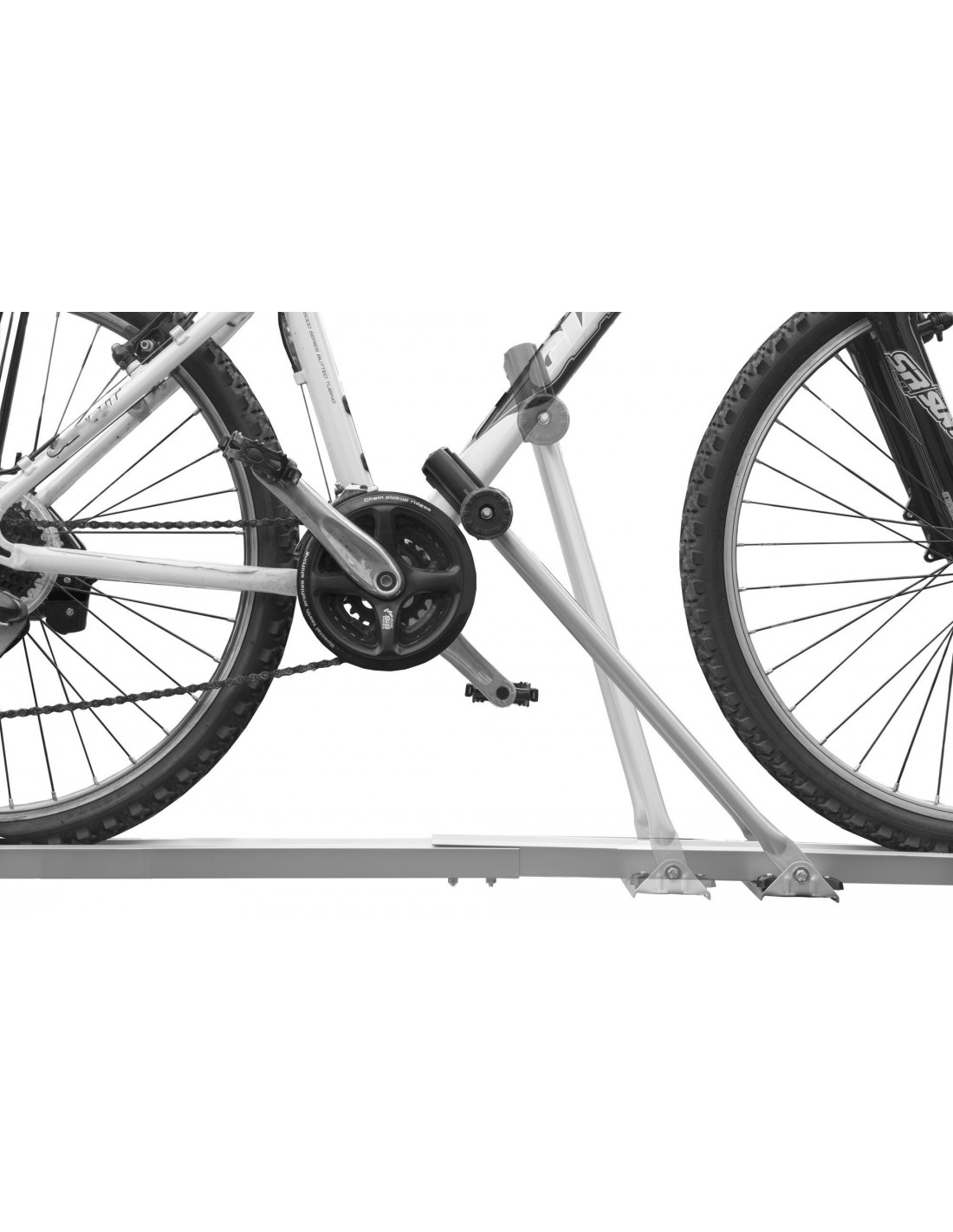 4x Porte-vélo de toit en aluminium - Amos Aluminium 7642