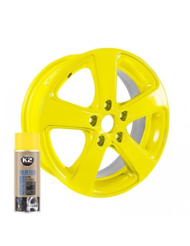 K2 Color Flex guma w sprayu żółta 400 ml