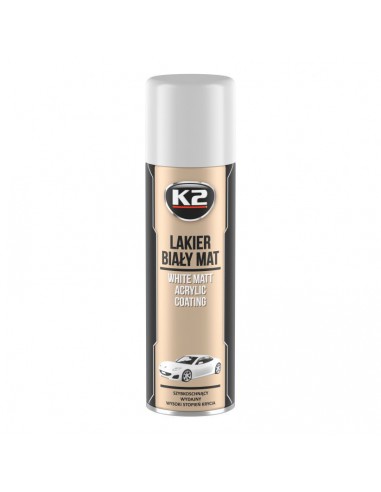 K2 Lakier biały mat akrylowy 500 ml