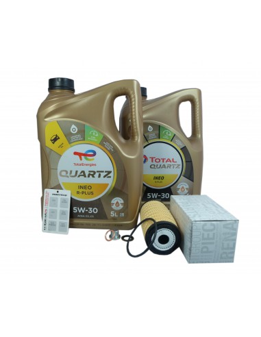 Filtr + olej 5W30 Total Renault Master III 2.3 dci