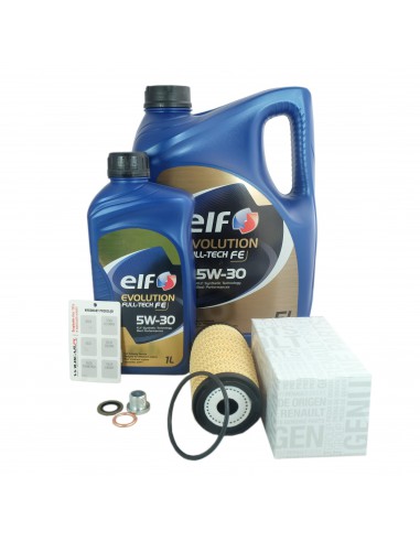 Filtr +olej 5W30 Renault Fluence Scenic 3 1.6 dCi