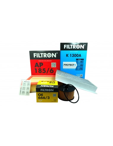 3 x Filtr Filtron Renault Megane 3 III 12- 1.2 TCe