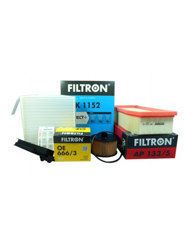 3 x Filtr Filtron Dacia Duster 1 I 1.2 TCe 125 KM