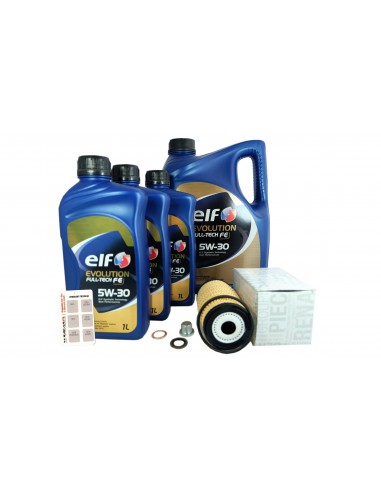 Filtr + olej 5W30 Elf Fiat Talento 1.6 2016-