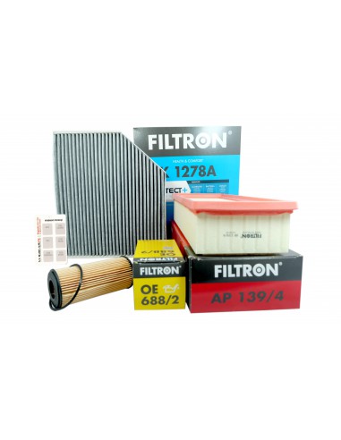 3 x Filtr Filtron Audi OE 688/2 AP 139/4 K 1278A