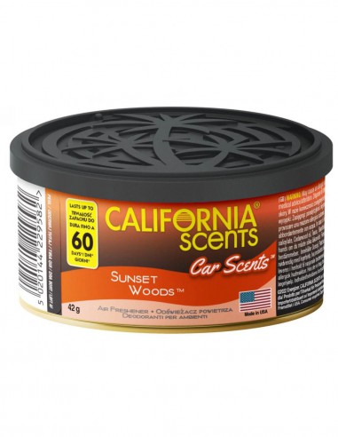 CALIFORNIA CAR SCENTS Zapach Sunset Woods