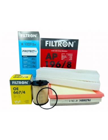 3x Filtr Filtron Citroen Spacetourer , DS5 1.6 HDi
