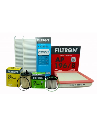 4x Filtr Filtron Citroen Spacetourer , DS5 1.6 HDi