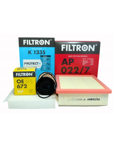 3x Filtr Filtron Fiat 500X Jeep Renegade 1.6 110KM