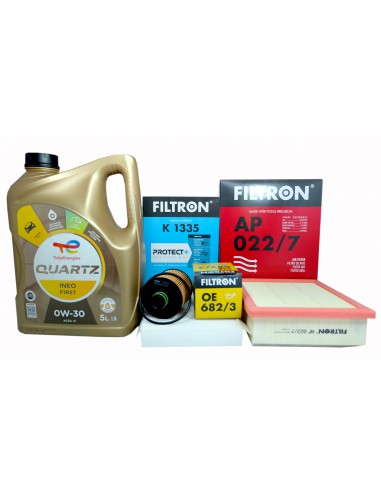 3 x Filtr Filtron + Olej 0w30  Fiat 500X 1.6 2.0 D