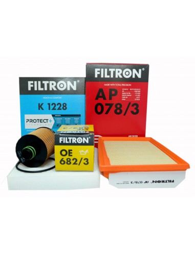 3x Filtr Filtron Fiat Tipo 1.6 D 114 120 KM 2015-