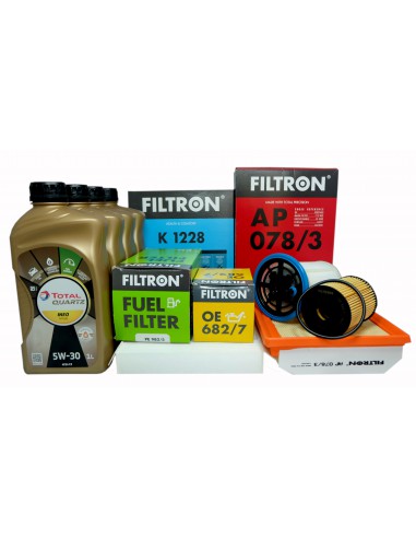 4x Filtr + Olej Fiat Tipo 1.3 D Multijet 15- Euro6