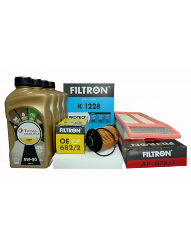 4 x Filtr +Olej Fiat Tipo 1.3D Multijet 15- Euro5+