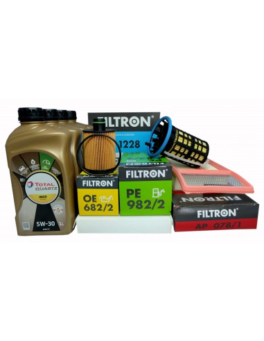 4 x Filtr +Olej Fiat Tipo 1.3D Multijet 15- Euro5+