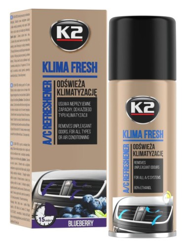 K2 KLIMA FRESH Blueberry Środek do klimatyzacji