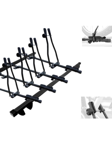 Bagażnik dachowy 128cm + Uchwyt rowerowy + Pas