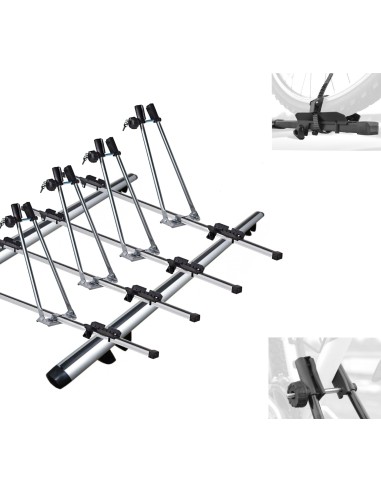 Bagażnik dachowy 120cm + Uchwyt rowerowy + Pas