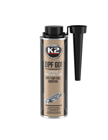 K2 DPF GO! 250ml Zapobiega zapychaniu filtra DPF