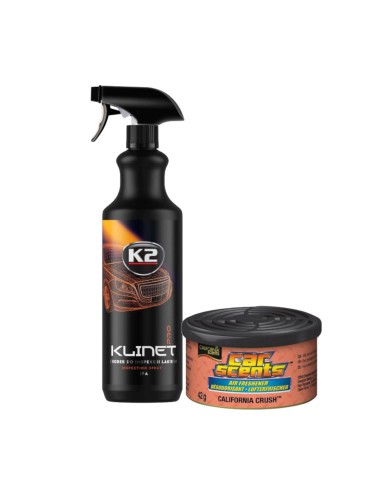 K2 Klinet PRO + zapach California Car Scents Crush